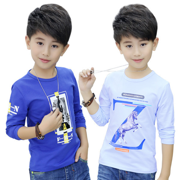 Lezser gyerek blúz fiúknak több színben, mintával