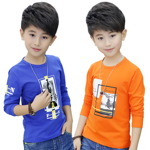 Lezser gyerek blúz fiúknak több színben, mintával