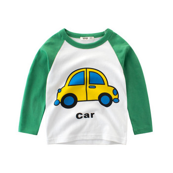 Памучна детска блуза с апликация в няколко цвята
