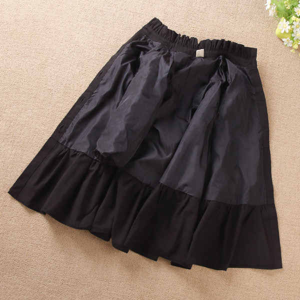 HIT Παιδικό ανοιξιάτικο μπουφάν  για κορίτσια σε μαύρο χρώμα