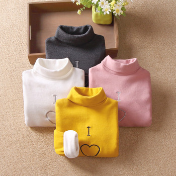 Модерна детска блуза с мека подплата в няколко цвята 
