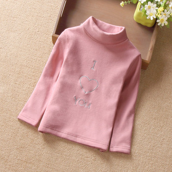 Модерна детска блуза с мека подплата в няколко цвята 