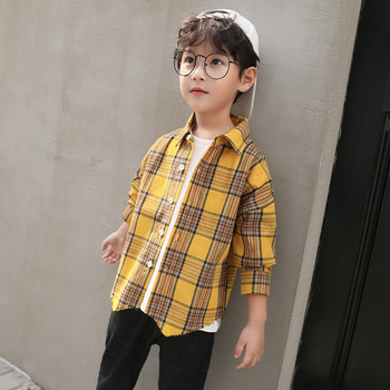 Παιδικό καρό πουκάμισο για αγόρια σε τρία χρώματα