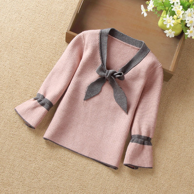 Téli gyerek blúz lányoknak V-nyakkal több színben