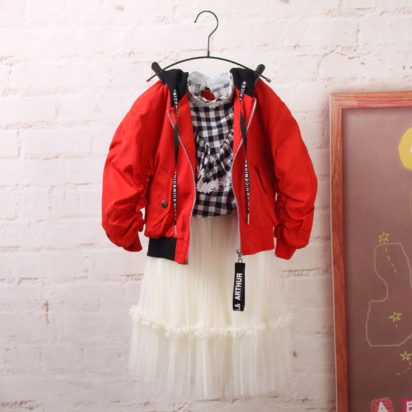 Μοντέρνα παιδική μπλούζα για κορίτσια σε δύο χρώματα