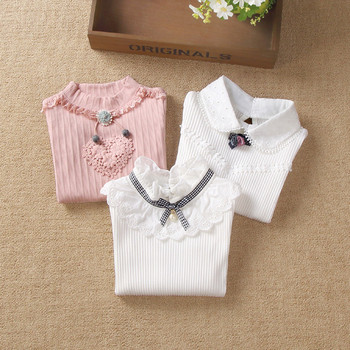 Ежедневна детска блуза за момичета в няколко модела и цвята 