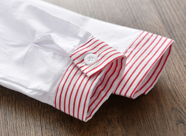 Modern ing lányoknak kék és piros színben, rátéttel