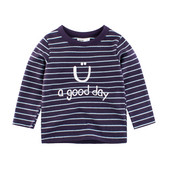 Gyermek csíkos blúz fiúknak és lányoknak három színben