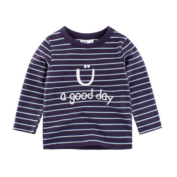 Gyermek csíkos blúz fiúknak és lányoknak három színben