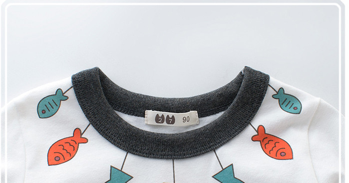 Καθημερινή μπλούζα για παιδιά με λευκό χρώμα