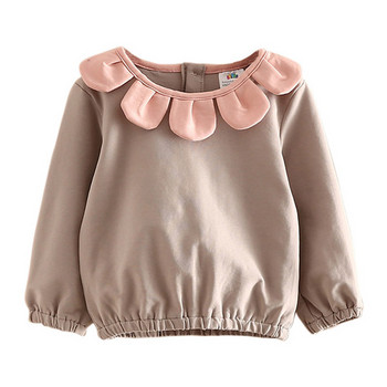 Модерна детска блуза с 3D елементи в няколко цвята