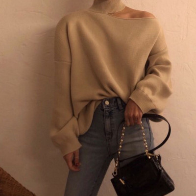 Stílusos női blúz nyitott váll, három színben