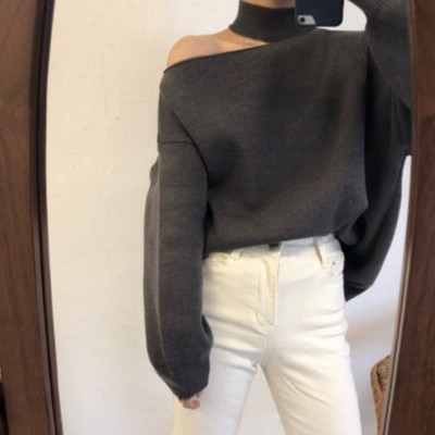 Stílusos női blúz nyitott váll, három színben