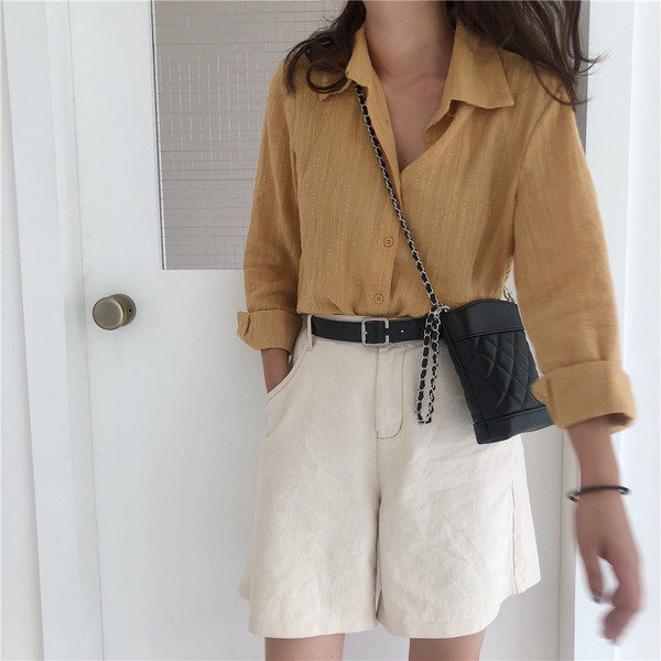 Kényelmes női ing négy színben