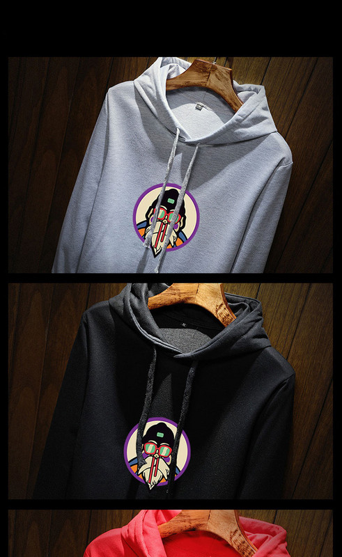 Ανδρικό φούτερ  με κουκούλα σε τέσσερα χρώματα