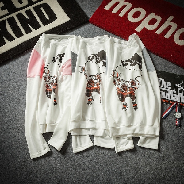 Modern férfi blúz, hosszú ujjal és rátéttel