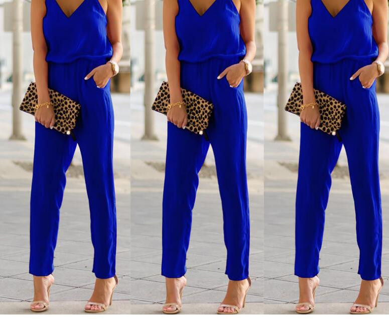 Κομψή γυναικεία ολόσωμη φόρμα σε τρία χρώματα