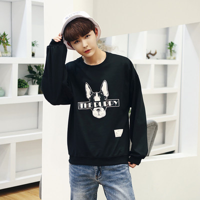 Férfi blúz rátéttel széles fekete-fehér modellel