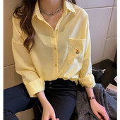 Modern női ing három színben hímzéssel