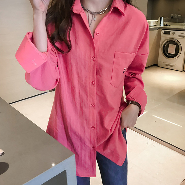 Modern női ing három színben hímzéssel