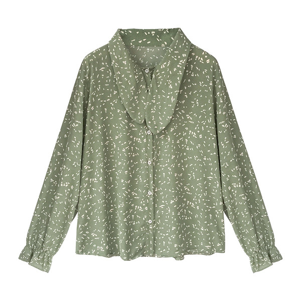 Stílusos női ing három színű szalaggal