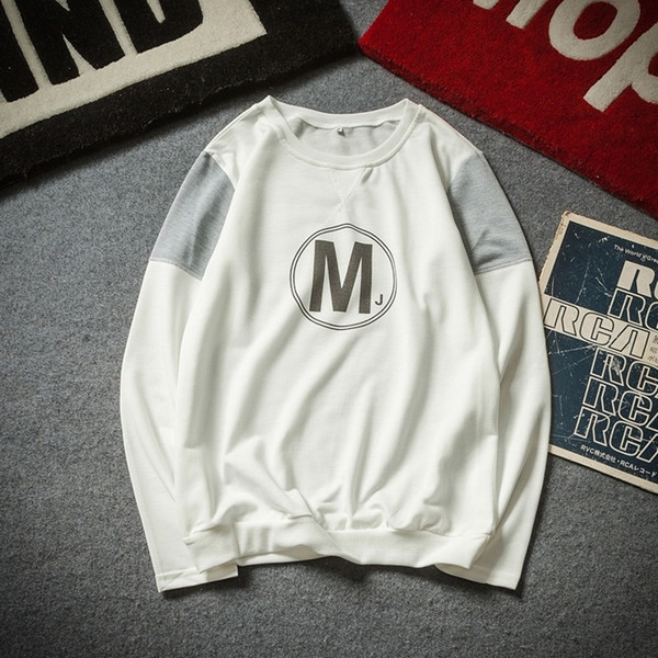 Alkalmi férfi blúz hosszú ujjal és O-alakú gallérral