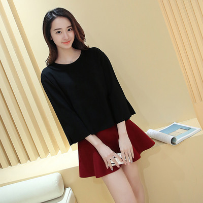 Κομψή γυναικεία  μπλούζα με μανίκι 3/4 σε διάφορα χρώματα