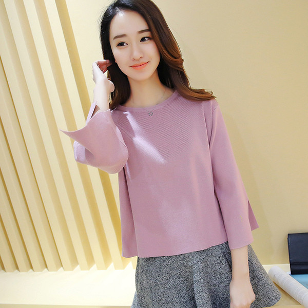 Κομψή γυναικεία  μπλούζα με μανίκι 3/4 σε διάφορα χρώματα