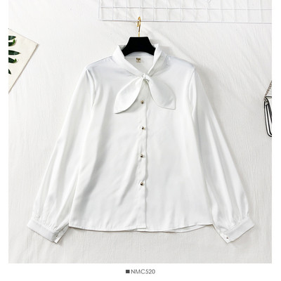 Stílusos női ing szalaggal három színben - széles modell