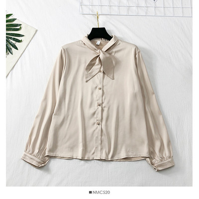 Stílusos női ing szalaggal három színben - széles modell