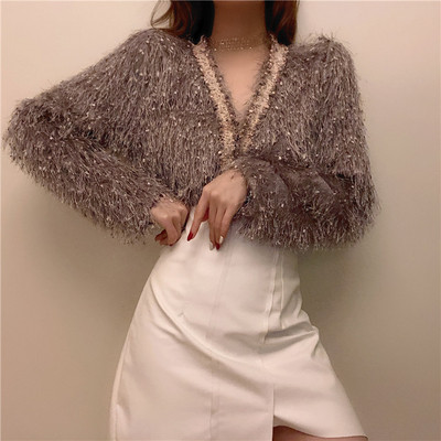 Alkalmi női pehelyblúz négy színben