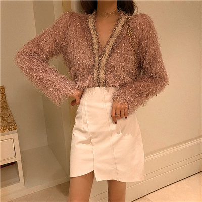 Alkalmi női pehelyblúz négy színben