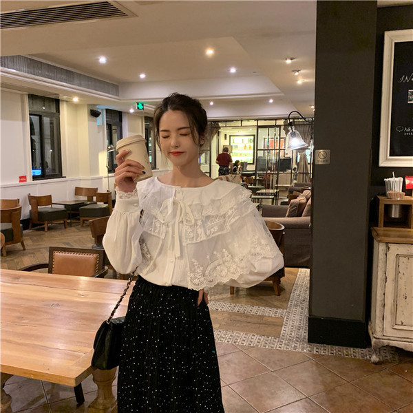 Női retro csipke ing, két színben