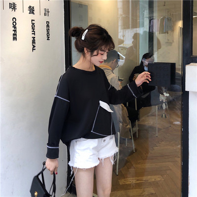 Lezser női blúz dekor zsebbel, két színben