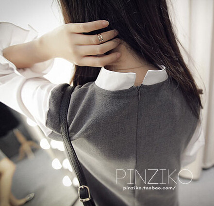 Модерна дамска рокля с О-образно деколте в три цвята