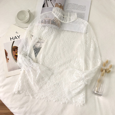 Stílusos női csipkeblúz három színben