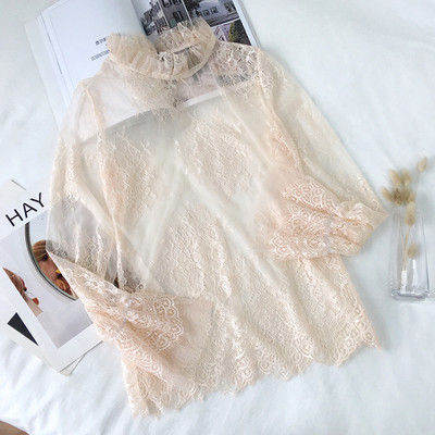 Stílusos női csipkeblúz három színben