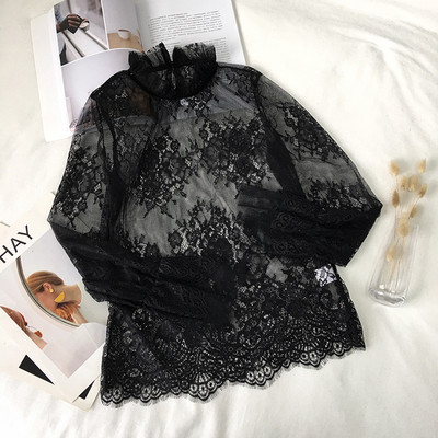 Stílusos női csipkeblúz három színben