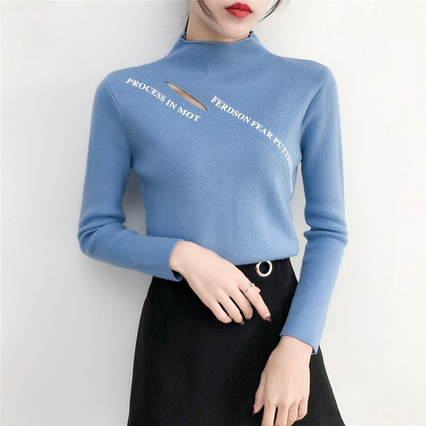 Női alkalmi blúz négy színben felirattal