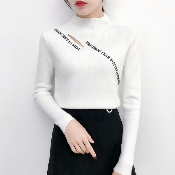 Női alkalmi blúz négy színben felirattal