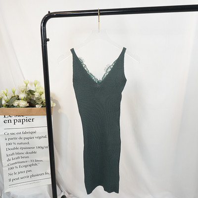 Κομψό γυναικείο φόρεμα  Λεπτό μοντέλο με λεπτές λουρίδες και δαντέλες σε διάφορα χρώματα