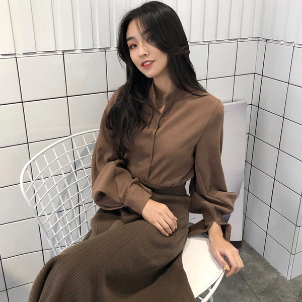 Stílusos női ing széles ujjal, három színben