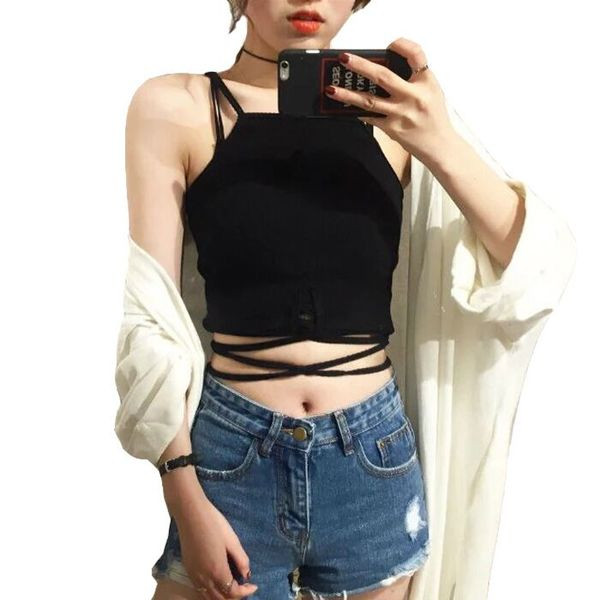 Hétköznapi női felső, keresztkötővel