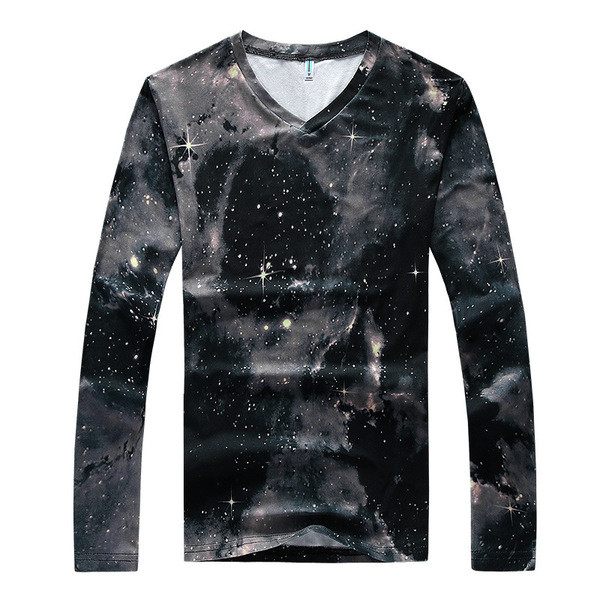 Bluză bărbătească modernă model Slim cu model în șase culori