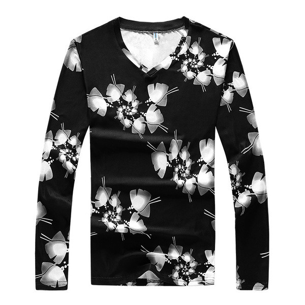 Bluză bărbătească modernă model Slim cu model în șase culori