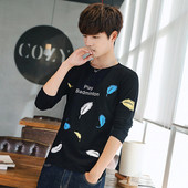 Aktuális hosszú ujjú férfi blúz fekete-fehér színben