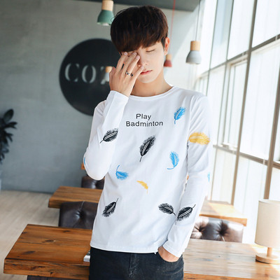 Aktuális hosszú ujjú férfi blúz fekete-fehér színben