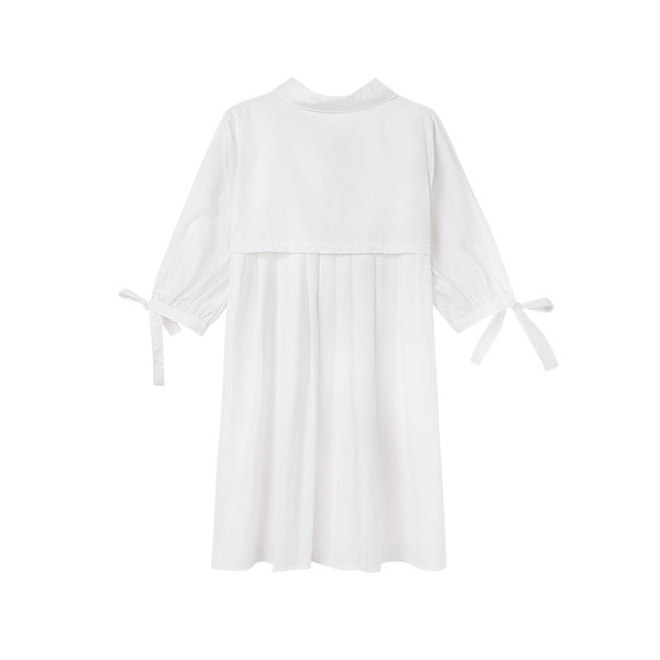 Elegáns női ing szabású modell 3/4 ujjú fehér színben