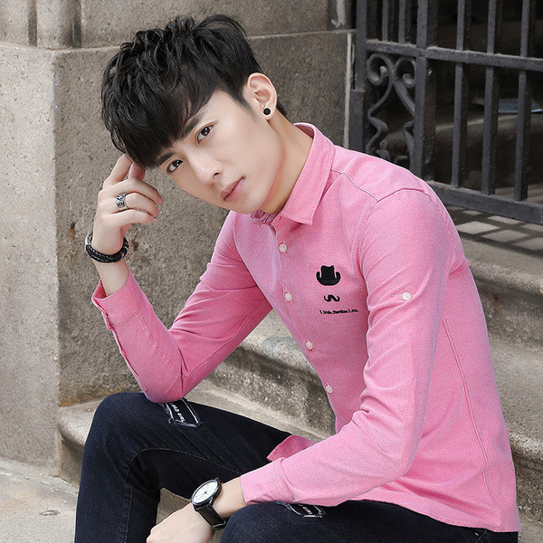 Férfi modern ingmodell Slim több színben