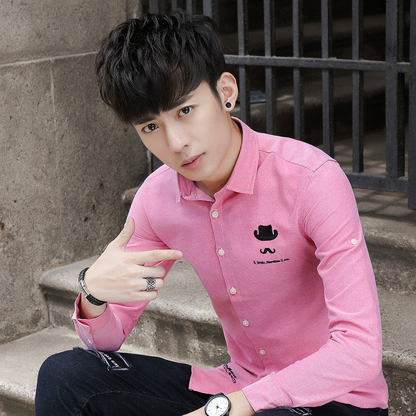 Férfi modern ingmodell Slim több színben